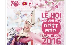 Lễ hội hoa anh đào 2016 sẽ diễn ra tại Hoàng thành Thăng Long
