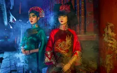 Người mẫu Hạ Vy, Phan Hà Phương đầy ma mị với áo dài cổ