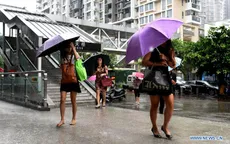 Bão Aere gây ra mưa lớn ở các tỉnh miền Nam Trung Quốc