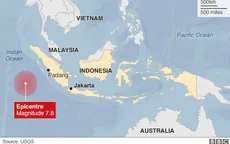 Indonesia bỏ cảnh báo sóng thần sau động đất mạnh 7,9 độ richter