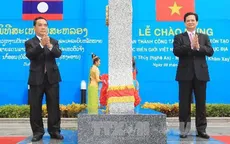 Bổ sung, cắm mới hơn 1.000 cột mốc và cọc dấu biên giới Việt Nam - Lào