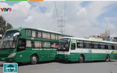 TP.HCM: Xe bus và xe khách va chạm, giao thông ùn ứ