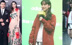 Huỳnh Hiểu Minh mỉm cười trước tin đồn Angelababy có bầu