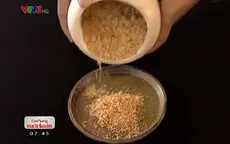 Cách làm muối tôm ngon chấm hoa quả