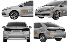 Lộ diện hình ảnh sedan Toyota Corolla bản nâng cấp 2016