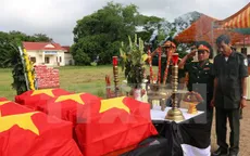 Bàn giao hài cốt quân tình nguyện, chuyên gia Việt Nam tại Campuchia