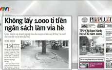 "Không lấy 1.000 tỉ đồng tiền ngân sách lát đá vỉa hè"