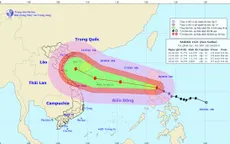 Bão Sarika có khả năng vào Biển Đông, ngày càng mạnh lên, di chuyển nhanh