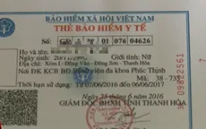 Hàng trăm thẻ bảo hiểm y tế tại Thanh Hóa bị làm giả