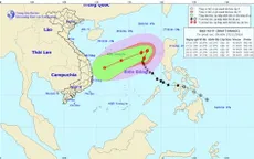 Bão số 9 sẽ đổi hướng di chuyển