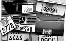 Đấu giá biển số xe đẹp tránh lãng phí hàng trăm nghìn tỷ đồng