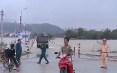 Bình Định chốt chặn tại các điểm ngập tràn