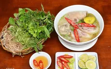 Bún bung hoa chuối - món ăn đậm chất quê Thái Bình
