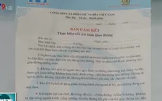 Học sinh lớp 1 phải ký văn bản cam kết an toàn giao thông