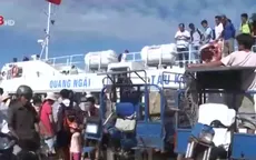 Mất trật tự an toàn giao thông ở cảng cá Lý Sơn