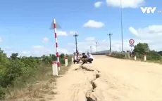 Đăk Lăk: Cầu vừa đưa vào sử dụng đã hư hỏng