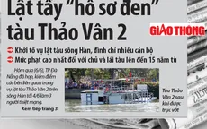 Điểm báo sáng 7/6: Tiết lộ hồ sơ “đen” của chiếc tàu chìm trên sông Hàn