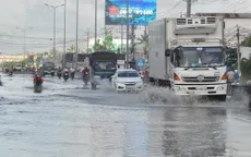 Triều cường tiếp tục ảnh hưởng tới giao thông trên QL 1A