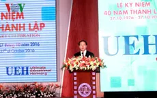 Chủ tịch nước dự kỷ niệm 40 năm Đại học Kinh tế TP.HCM