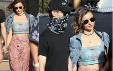Miranda Kerr nắm chặt tay phi công trẻ ở Coachella 2016