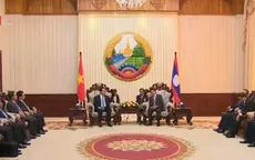 Chủ tịch nước Trần Đại Quang hội kiến Thủ tướng Lào