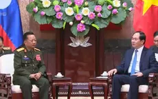 Chủ tịch nước tiếp Bộ trưởng Quốc phòng Lào