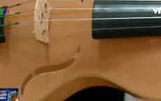 Đàn violin làm từ… tơ nhện