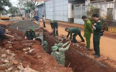 Tiếp tục xử lý hầm chứa hơn 3 tạ đạn tại Đăk Lăk