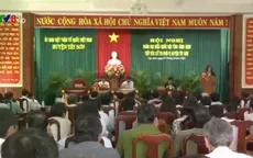 Đồng chí Vương Đình Huệ tiếp xúc cử tri tỉnh Bình Định