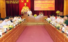 Kiểm tra công tác bầu cử tại Phú Thọ và Vĩnh Phúc