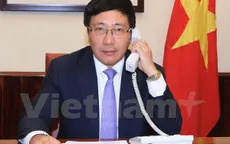 Bộ trưởng Ngoại giao Việt Nam - Hoa Kỳ điện đàm về Biển Đông