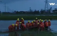 Nhanh chóng khắc phục sự cố điện tại nhiều địa phương sau bão số 1