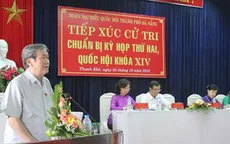 Ý kiến cử tri trước kỳ họp thứ 2, Quốc hội khóa XIV