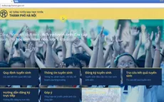 Hà Nội hoàn thiện phần mềm tuyển sinh trực tuyến đầu cấp