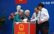 Tỷ lệ cử tri bầu cử trên cả nước đã đạt hơn 70%