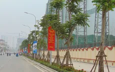 Đường Lê Trọng Tấn gấp rút hoàn thành trước ngày thông xe