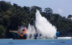 Indonesia đánh chìm nhiều tàu cá nước ngoài