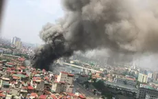 Cháy lớn tại 109 Trường Chinh, Hà Nội