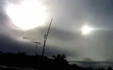 Hai mặt trời xuất hiện cùng lúc khiến người dân hoang mang