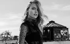 Chân dài Victoria’s Secret gợi cảm trong trang phục đen huyền bí