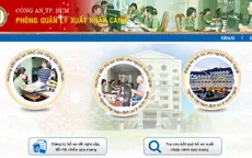 Công an TP.HCM làm hộ chiếu trực tuyến cho người dân