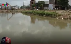 Nguy hiểm rình rập từ các hố nước tại dự án kênh Tham Lương