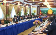 Tổng Bí thư Nguyễn Phú Trọng hội đàm với Tổng Bí thư, Chủ tịch nước Lào