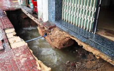 Xuất hiện hố sâu ở Bình Định