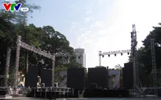 Những sân khấu Countdown 2017 đang được gấp rút chuẩn bị tại Hà Nội