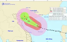 Bão số 7 cách quần đảo Hoàng Sa 190km, mạnh cấp 14