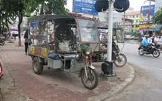 Nhiều lái xe ba bánh tự chế không phải là thương, bệnh binh