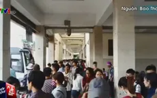 Bến xe nêm chặt người trước kỳ nghỉ lễ 2/9