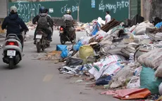 Hà Nội: Rác thải tràn ngập trên địa bàn phường Mai Động