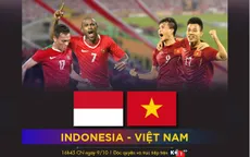 K+ tường thuật trực tiếp trận giao hữu giữa ĐT Việt Nam và ĐT Indonesia
